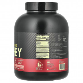 Optimum Nutrition, Gold Standard 100% Whey, сыворотка, клубника и сливки, 2,26 кг (4,98 фунта) в Москве - eco-herb.ru | фото