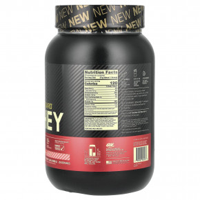 Optimum Nutrition, Gold Standard 100% Whey, сывороточный протеин, со вкусом клубники со сливками, 899 кг (1,98 фунта) в Москве - eco-herb.ru | фото