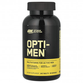 Optimum Nutrition, Opti-Men, 240 таблеток в Москве - eco-herb.ru | фото