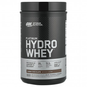 Optimum Nutrition, Platinum Hydro Whey®, шоколад, 820 г (1,8 фунта) - описание | фото