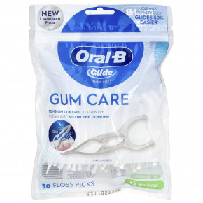 Oral-B, Glide, уход за деснами, наборы для чистки зубов, без добавок, 30 шт. - описание | фото