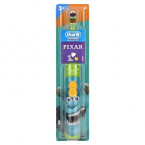 Oral-B, Зубная щетка на батарейках, мягкая, для 3+ лет, Pixar, 1 зубная щетка в Москве - eco-herb.ru | фото