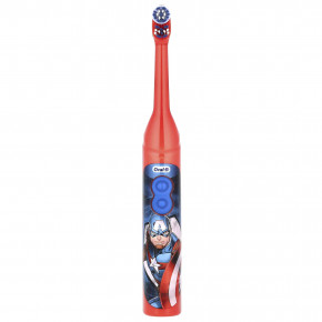 Oral-B, Зубная щетка на батарейках, мягкая, для детей от 3 лет, Marvel Avengers, 1 зубная щетка в Москве - eco-herb.ru | фото