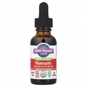 Oregon's Wild Harvest, Biodynamic®, Namaste™, смесь мелиссы лекарственной, 30 мл (1 жидк. унция) - описание | фото