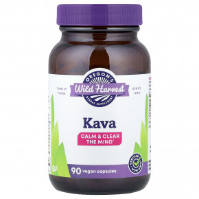 Oregon's Wild Harvest, Кава, 90 веганских капсул (400 мг на капсулу) - описание | фото