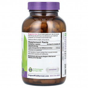 Oregon's Wild Harvest, Органическая ашваганда, 180 органических веганских капсул (400 мг на капсулу) в Москве - eco-herb.ru | фото