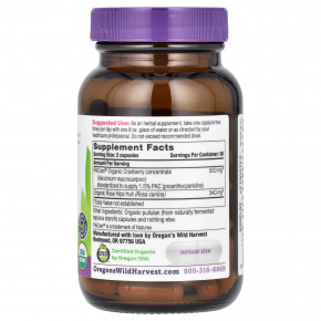 Oregon's Wild Harvest, Органическая клюква, 60 органических веганских капсул в Москве - eco-herb.ru | фото