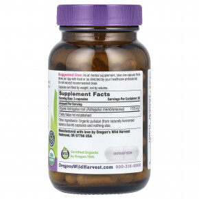Oregon's Wild Harvest, Органический астрагал, 90 органических веганских капсул (375 мг на капсулу) в Москве - eco-herb.ru | фото