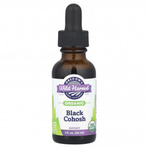 Oregon's Wild Harvest, Органический экстракт черного кохоша, 30 мл (1 жидк. Унция) - описание | фото
