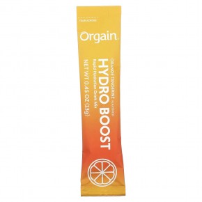 Orgain, Hydro Boost, смесь для быстрого увлажнения, апельсин и мандарин, 8 пакетиков по 13 г (0,45 унции) в Москве - eco-herb.ru | фото