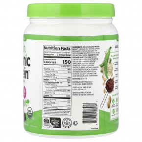 Orgain, Organic Protein™, порошок из растительных ингредиентов, с шоколадно-арахисовой пастой, 462 г (1,02 фунта) в Москве - eco-herb.ru | фото