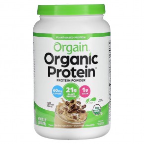 Orgain, Органический протеиновый порошок, холодный кофе, 920 г (2,03 фунта) - описание
