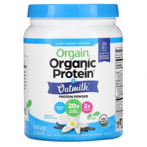 Orgain, Органический протеиновый порошок + овсяное молоко, растительная, ваниль, 479 г (1,05 фунта) в Москве - eco-herb.ru | фото