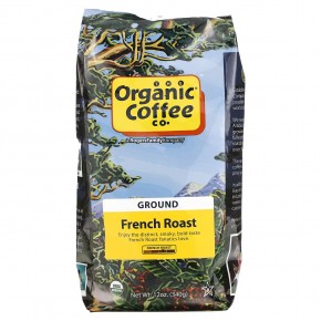 Organic Coffee Co., French Roast, молотый кофе, 340 г (12 унций) в Москве - eco-herb.ru | фото