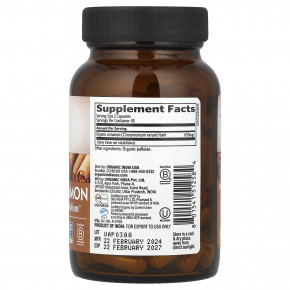 Organic India, Цейлонская корица, 90 вегетарианских капсул (325 мг в капсуле) в Москве - eco-herb.ru | фото