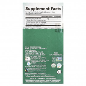 Organic India, оригинальный чай тулси, без кофеина, 18 пакетиков для заваривания, 32,4 г (1,14 унции) в Москве - eco-herb.ru | фото