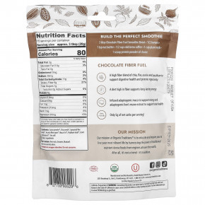 Organic Traditions, Smoothie Boost, питающий клетчаткой, со вкусом шоколада, 300 г (10,6 унции) в Москве - eco-herb.ru | фото