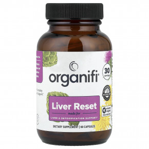 Organifi, Liver Reset, восстановление печени, 60 капсул в Москве - eco-herb.ru | изображение Organifi, Liver Reset, восстановление печени, 60 капсул в Москве - eco-herb.ru | фото