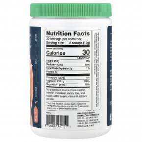 Organika, Electrolytes + Enhanced Collagen ™, сочная клубника и персик, 360 г (12,7 унции) в Москве - eco-herb.ru | изображение Organika, Electrolytes + Enhanced Collagen ™, сочная клубника и персик, 360 г (12,7 унции) в Москве - eco-herb.ru | фото