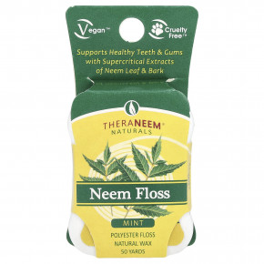 Organix South, TheraNeem® Naturals, зубная нить из нима, мята, 50 ярдов (Товар снят с продажи) в Москве - eco-herb.ru | фото