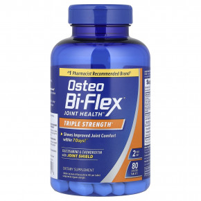 Osteo Bi-Flex, Joint Health, тройная сила, 80 таблеток, покрытых оболочкой в Москве - eco-herb.ru | фото
