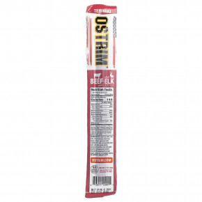 Ostrim, палочка из говядины и лося, терияки, 1 шт., 42 г (1,5 унции) - описание | фото