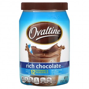 Ovaltine, Густое какао, 12 унций (340 г) - описание