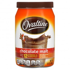 Ovaltine, Шоколадно-солодовая смесь, 12 унций (340 г) - описание