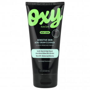 Oxy Skin Care, крем-очищающий крем от акне для чувствительной кожи, 148 мл (5 жидк. унций) - описание | фото