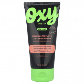Oxy Skin Care, Очищающий крем от акне максимальной силы, 148 мл (5 жидк. Унций) - описание | фото