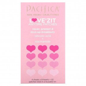 Pacifica, Love'Zit Anytime, 32 шт. - описание | фото