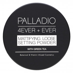 Palladio, 4Ever + Ever, матирующая рассыпчатая пудра с зеленым чаем, полупрозрачная, 6 г (0,21 унции) в Москве - eco-herb.ru | фото