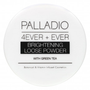 Palladio, 4Ever + Ever, рассыпчатая пудра для сияющей кожи с зеленым чаем, 6 г (0,21 унции) в Москве - eco-herb.ru | фото