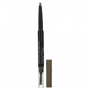 Palladio, The Brow Definer, карандаш для бровей, выдвижной, серо-коричневый PBD01, 0,24 г (0,0084 унции) в Москве - eco-herb.ru | фото