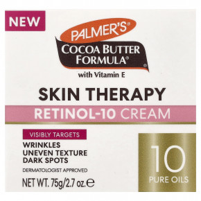 Palmer's, Cocoa Butter Formula® с витамином E, для ухода за кожей, крем с ретинолом-10, 75 г (2,7 унции) в Москве - eco-herb.ru | фото
