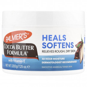 Palmer's, Cocoa Butter Formula® с витамином E, для заживления и смягчения кожи, 200 г (7,25 унции) - описание | фото