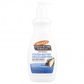 Palmer's, Cocoa Butter Formula® с витамином E, ежедневное заживление и смягчение кожи, 400 мл (13,5 жидк. Унции) - описание | фото