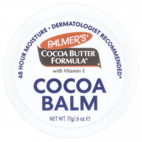 Palmer's, Cocoa Butter Formula® с витамином E, какао-бальзам, 17 г (0,6 унции) - описание | фото