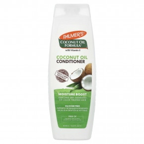 Palmer's, Coconut Oil Formula® с витамином E, кондиционер для увлажнения, 400 мл (13,5 жидк. унц.) - описание | фото