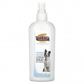 Palmer's for Pets, Какао-масло с витамином Е, лосьон-спрей для собак, без отдушек, 227 г (8 жидк. унц.) в Москве - eco-herb.ru | фото