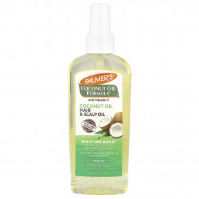 Palmer's, Формула кокосового масла с витамином E, увлажнение, масло для волос и кожи головы, 150 мл (5,1 жидк. унц.) - описание | фото