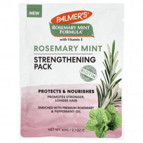 Palmer's, Rosemary Mint Formula™, с витамином Е, для укрепления, 60 г (2,1 унции) - описание | фото