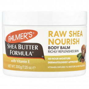 Palmer's, Shea Butter Formula® с витамином Е, бальзам для тела, 200 г (7,25 унции) - описание | фото