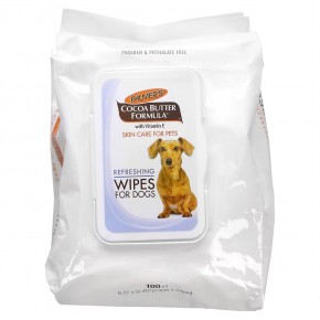 Palmer's for Pets, Coconut Butter Formula with Vitamin E, Refreshing Wipes For Dogs, 100 Wipes в Москве - eco-herb.ru | фото