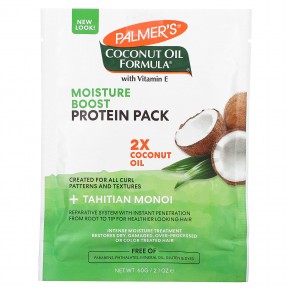 Palmers, Coconut Oil Formula With Vitamin E, Moisture Boost Protein Pack, 2.1 oz (60 g) в Москве - eco-herb.ru | фото