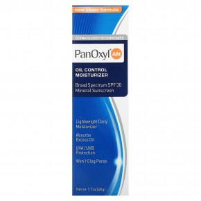 PanOxyl AM, увлажняющее средство, контролирующее жир, SPF 30, 48 г (1,7 унции) в Москве - eco-herb.ru | фото