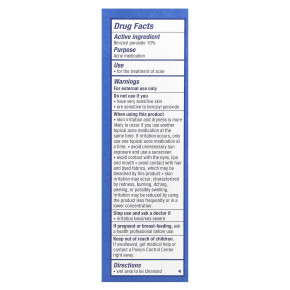 PanOxyl, Пенка для умывания от акне, для лица и тела, максимальная сила действия, 28 г (1 унция) в Москве - eco-herb.ru | фото