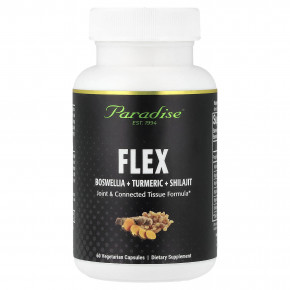 Paradise Herbs, Flex, 60 вегетарианских капсул (Товар снят с продажи) в Москве - eco-herb.ru | фото