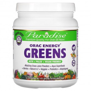 Paradise Herbs, ORAC-Energy Greens, 728 г (25,6 унции) - описание