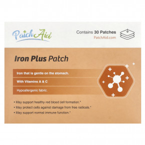 PatchAid, Iron Plus Patch, 30 штук - описание | фото